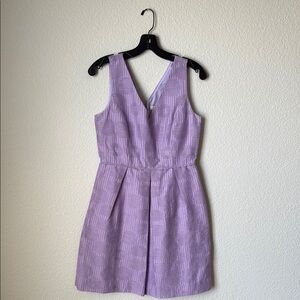 J. Crew Purple V-Neck Sundress Mini